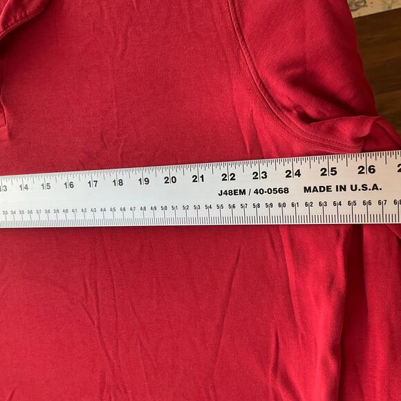 Land’s End Men’s Long Sleeve Polo Shirt Size XL (46-48) / Tall, Red - Picture 4 of 8